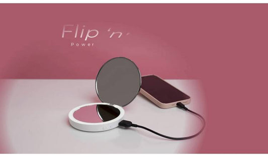 STYLPRO Flip And Charge Powerbank Compact Mirror