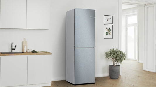 Bosch KGN27NLEAG Freestanding Fridge Freezer-Stainless Steel