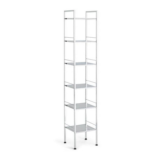 Habitat 6 Tier Bathroom Storage Shelf Unit - Chrome