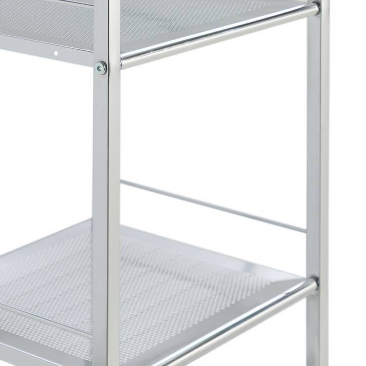 Habitat 6 Tier Bathroom Storage Shelf Unit - Chrome