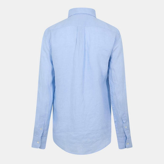 Women's Linen Long-Sleeve Plain Shirt