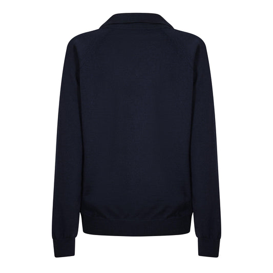 Miu Miu Women's Knitted Long Sleeve Polo Shirt
