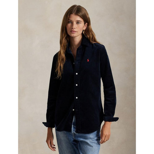 Polo Ralph Lauren Women's Cord Long-Sleeve Plain Shirt