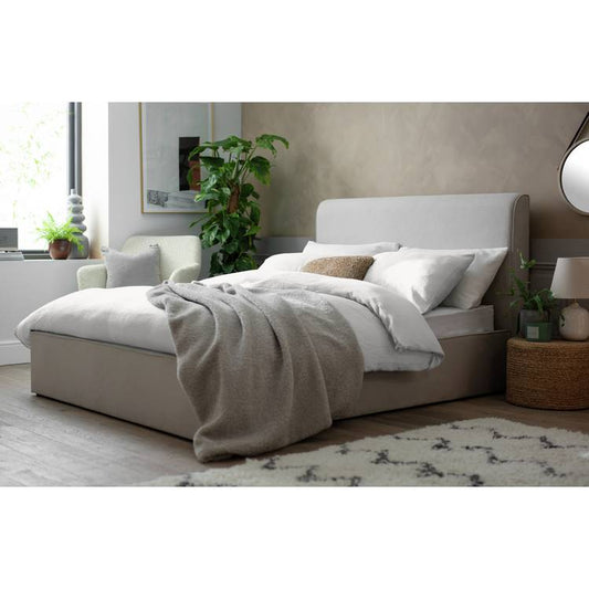 Habitat Naree Double Ottoman Bed - Natural