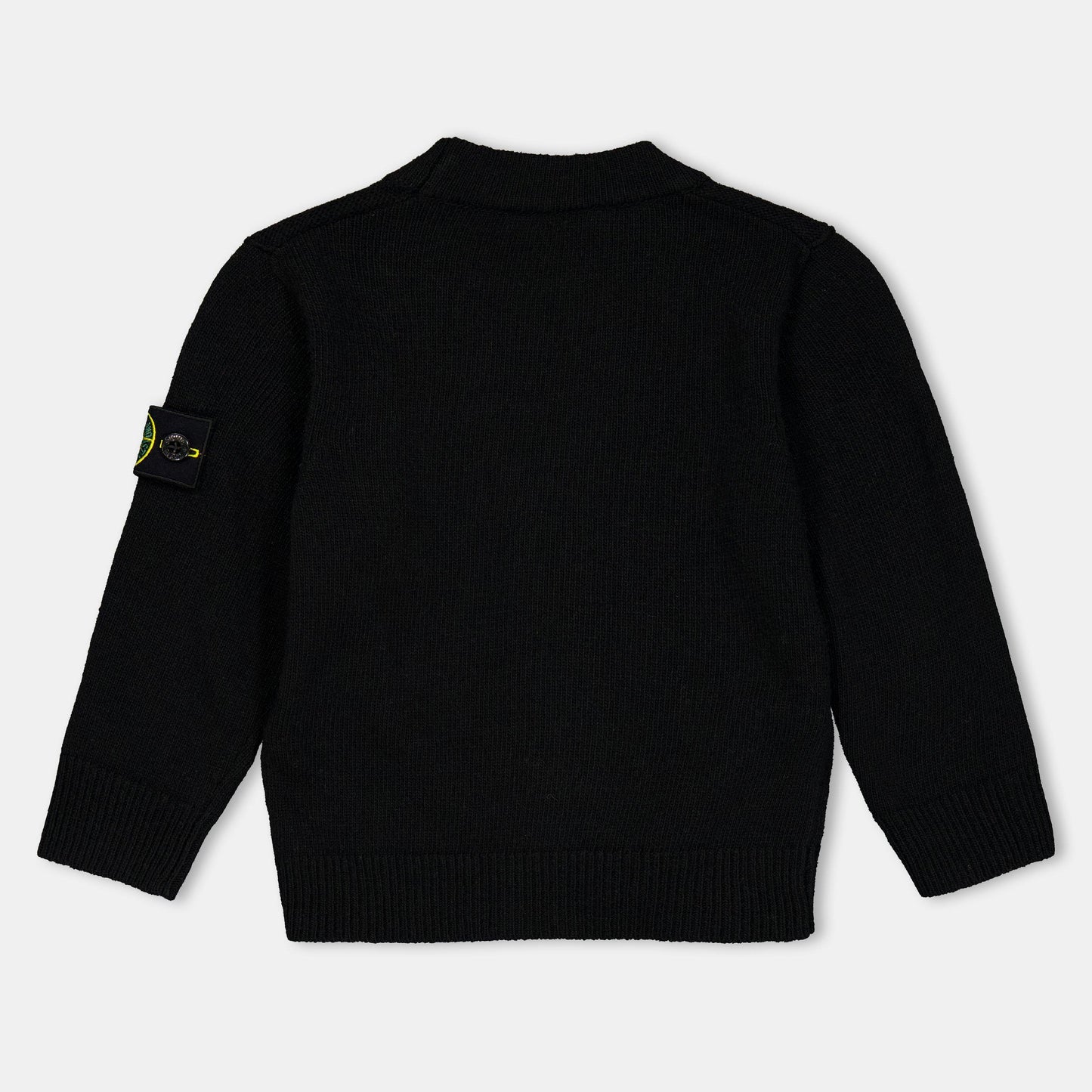Stone Island Kids' Button Fastening Ribbed Cardigan