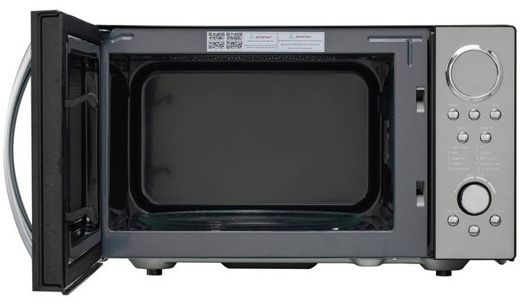 Morphy Richards 900W Standard Microwave with Grill - Black