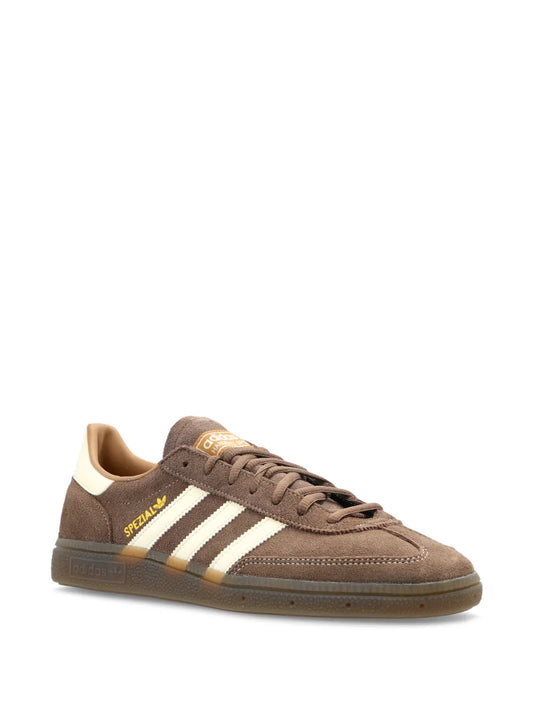adidas stripes leather trainers