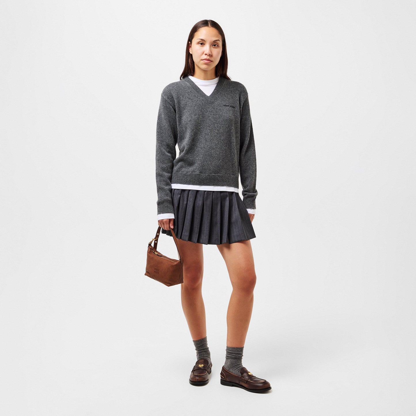 Miu Miu Cashmere V-neck Sweater