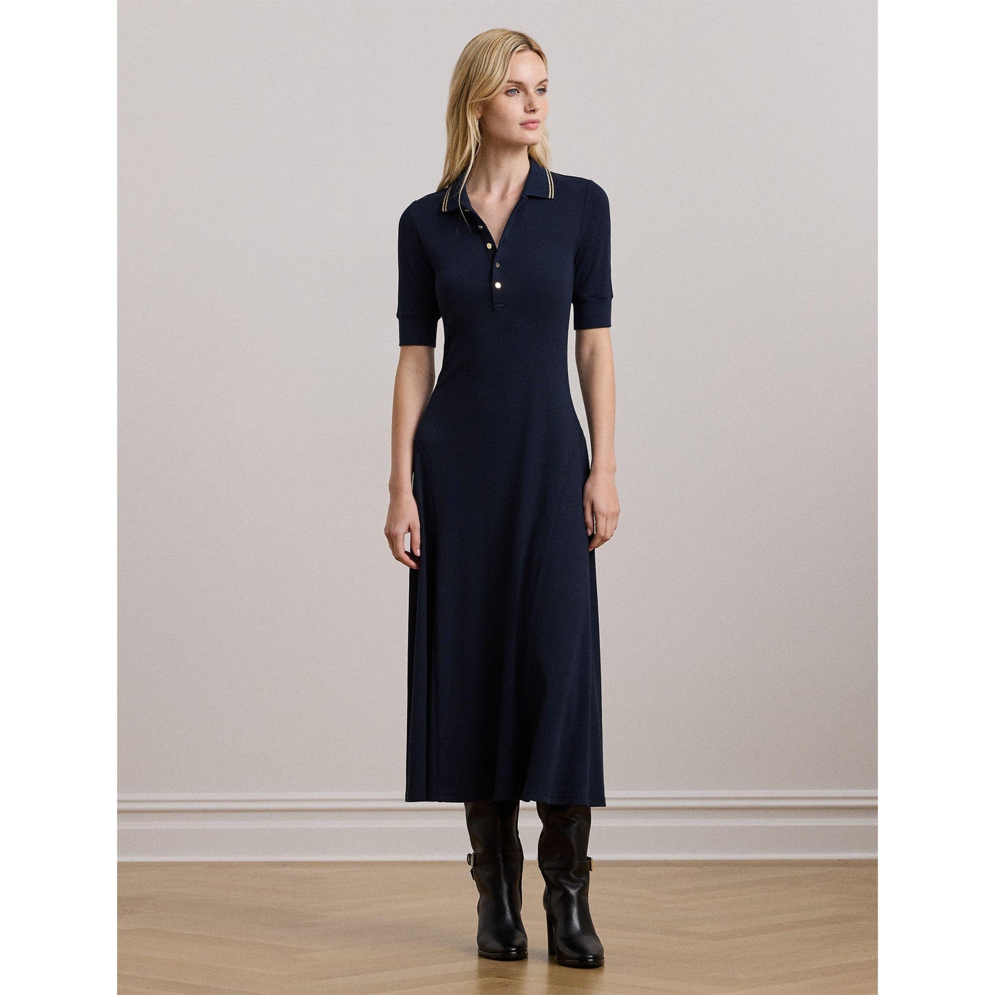 Lauren by Ralph Lauren Cotton-Blend Polo Dress