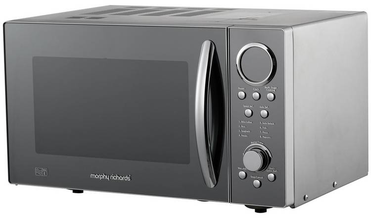 Morphy Richards 900W Standard Microwave - Silver