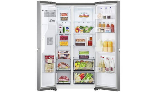 LG GSLV70PZTD American Fridge Freezer - Silver