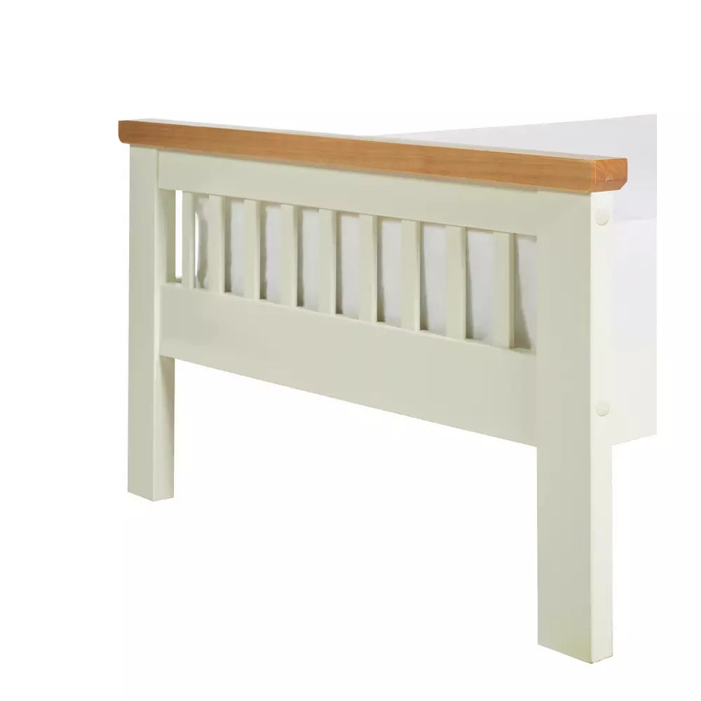 Argos Home Aubrey Single Wooden Bed Frame - Two Tone