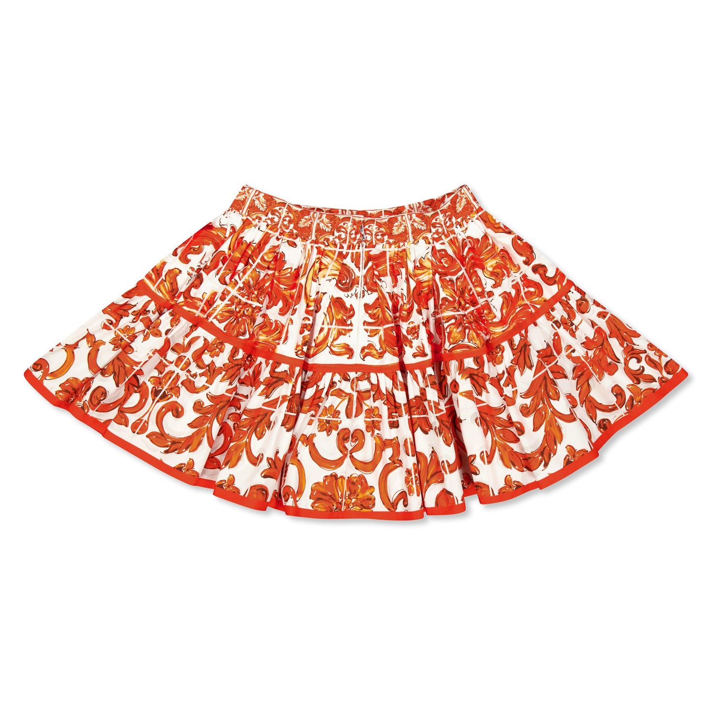 Dolce and Gabbana DG Printed Skirt Jn63