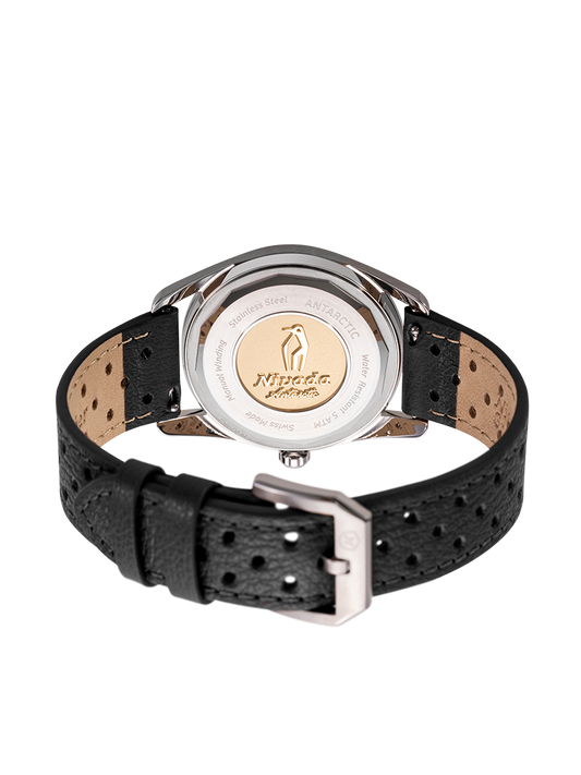 Nivada Grenchen Super Antarctic 35mm - Black White Luminova