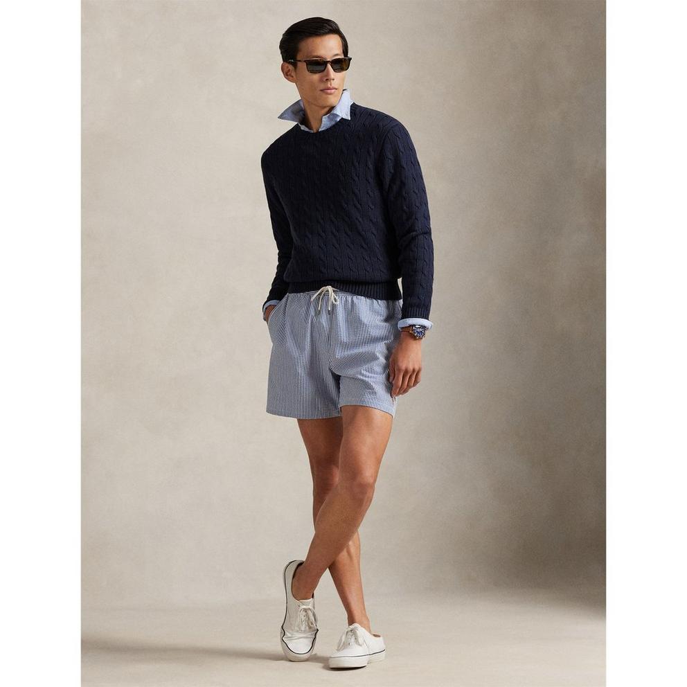 Polo Ralph Lauren Mens Seersucker Traveller Swim Shorts
