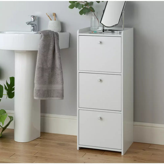 Argos Home Prime 3 Drawer Bathroom Drawer Unit - White