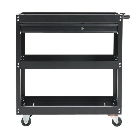 Breeins 3-Tier Rolling Tool Cart with Lockable Drawer