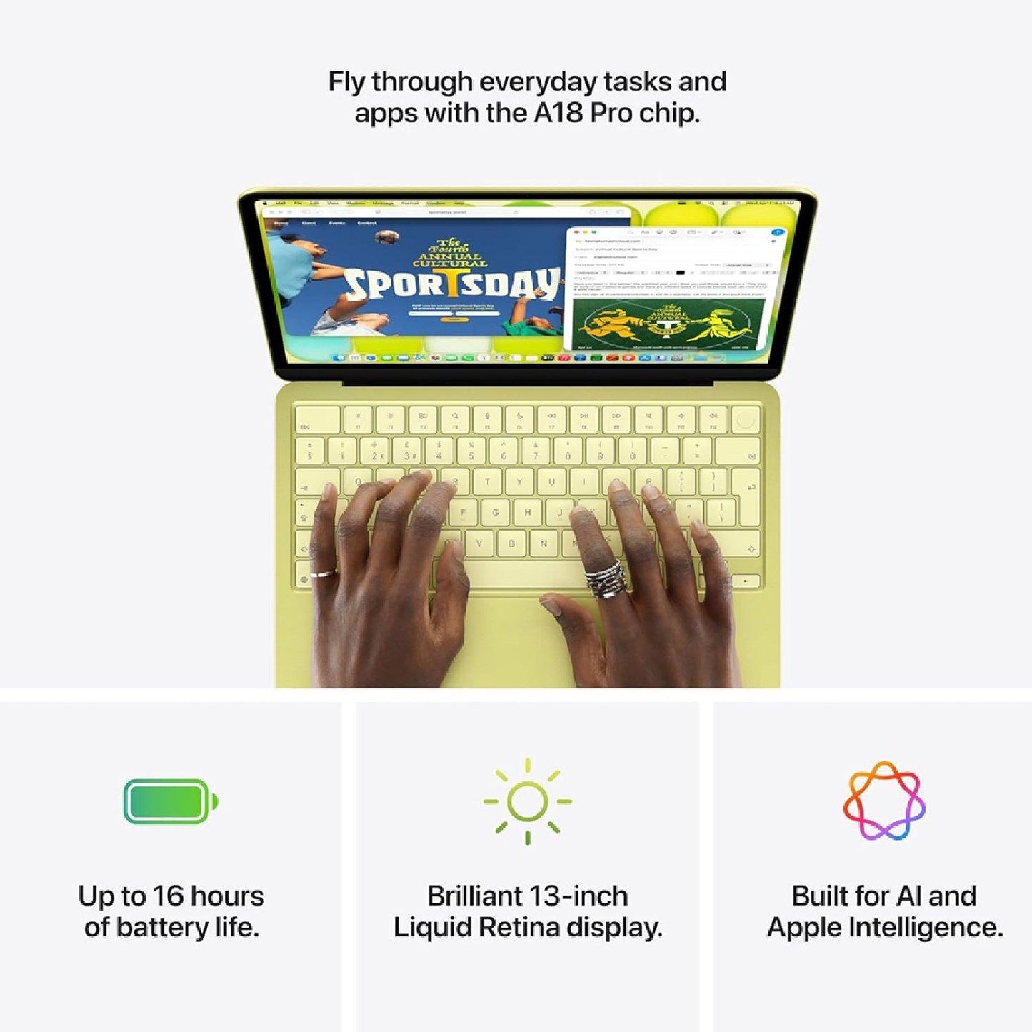 APPLE MacBook Neo 13 (2026) - A18 Pro 512 GB SSD
