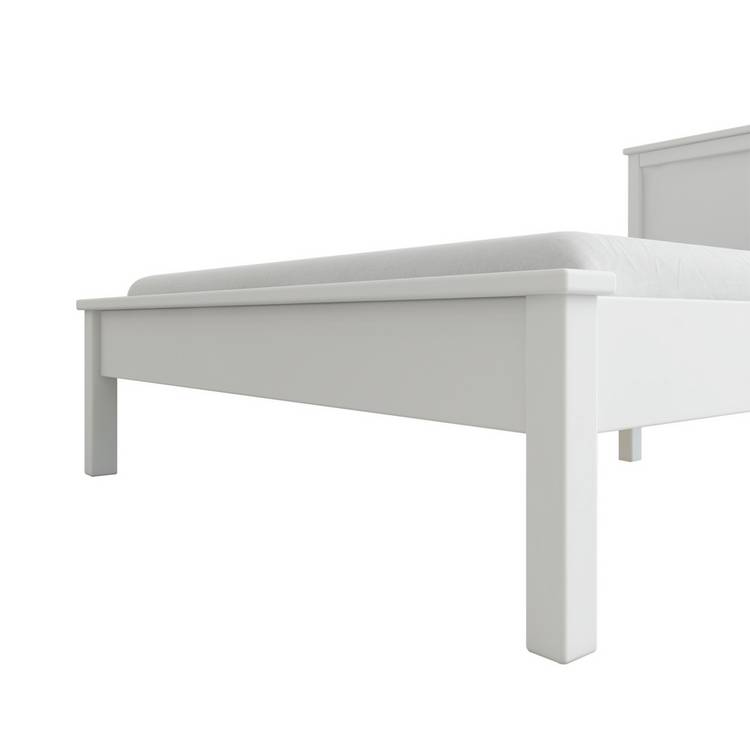 Habitat Brooklyn Small Double Wooden Bed Frame - White