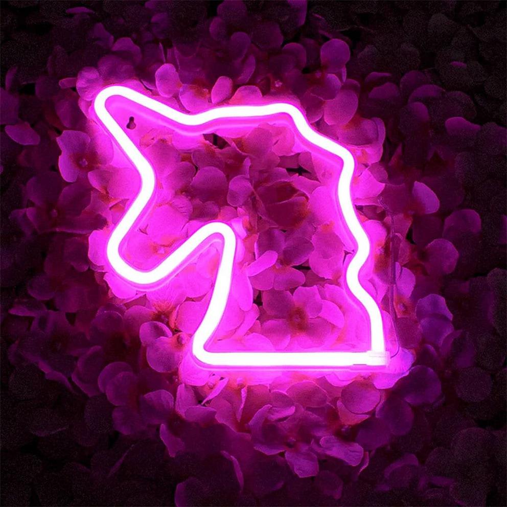 Unicorn LED Pink Neon Light