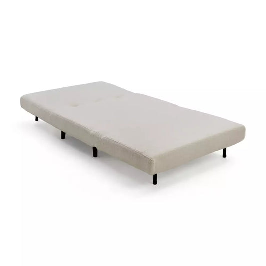Habitat Roma Small Double Boucle Chairbed - Cream