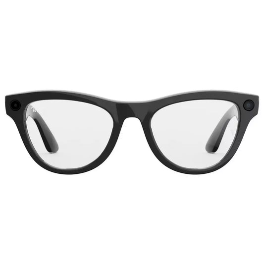 Ray-Ban Meta Skyler, Shiny Black, Transition Amethyst Purple