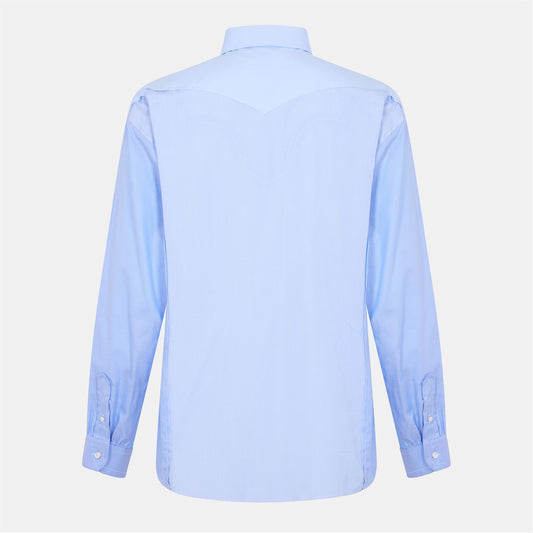 MAISON MARGIELA Men's Long-Sleeve Plain Shirt