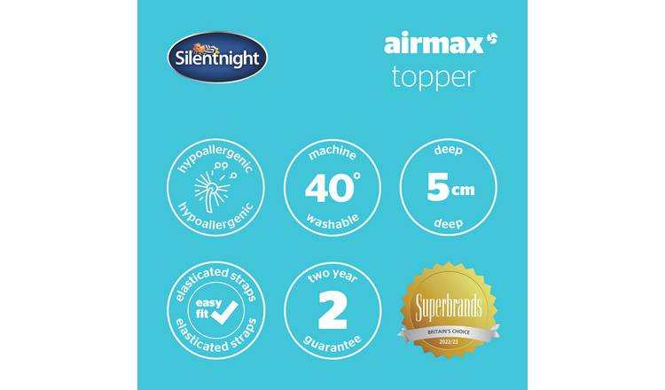 Silentnight Airmax Mattress Topper - Single