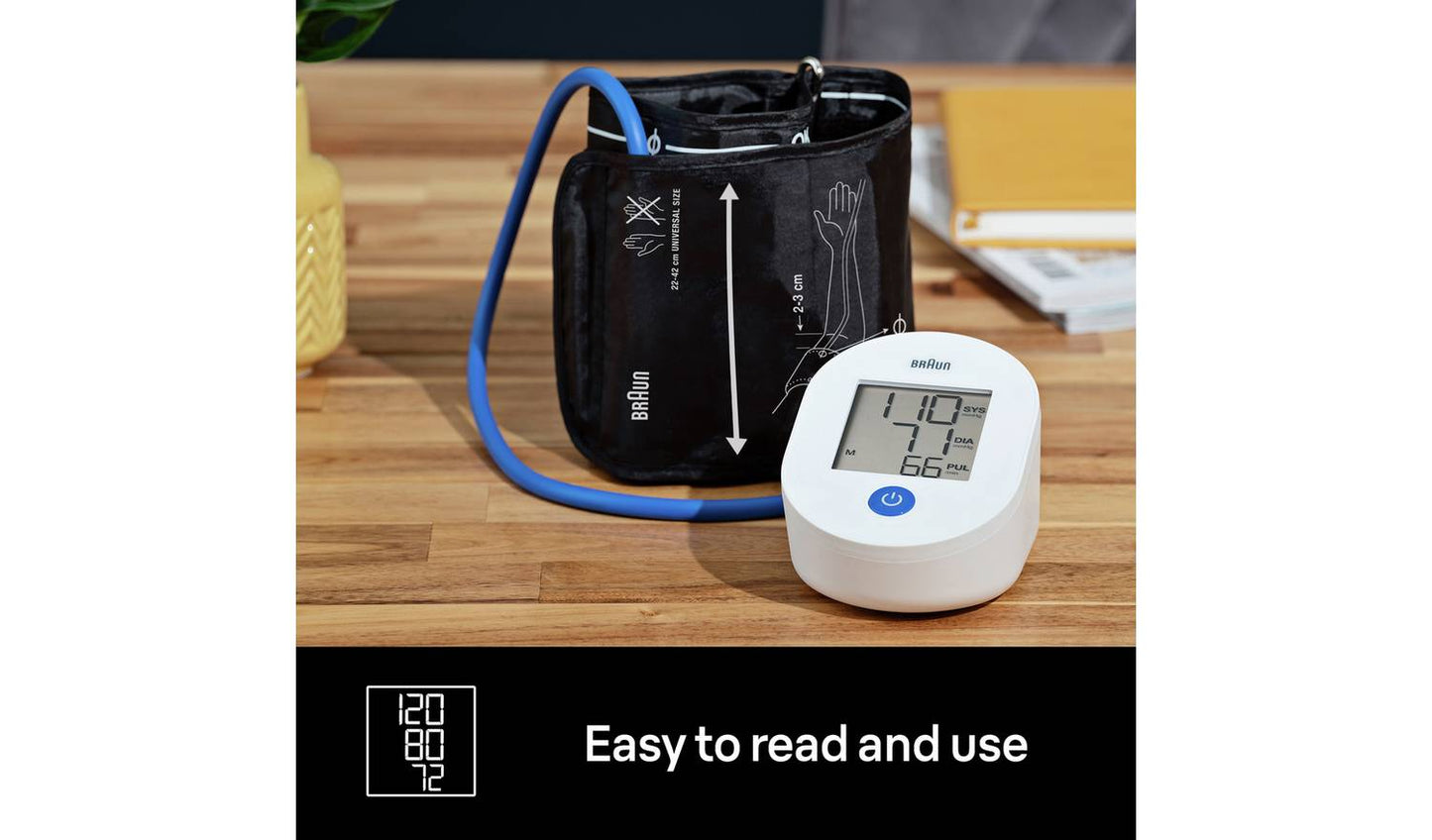 Braun ExactFit 1E Upper Arm Blood Pressure Monitor