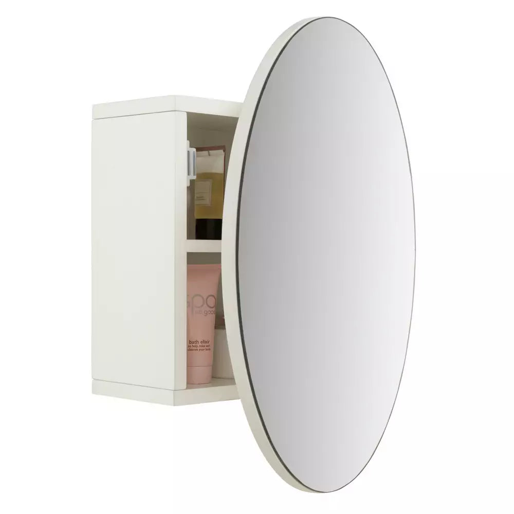 Argos Home Round Mirrored Wall Cabinet