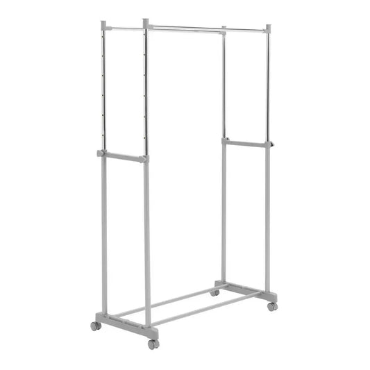 Argos Home Double Clothes Rail - Grey