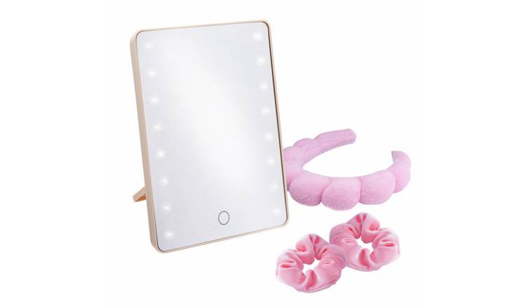 Sensio LED Mirror and Hair Accessory Gift Set