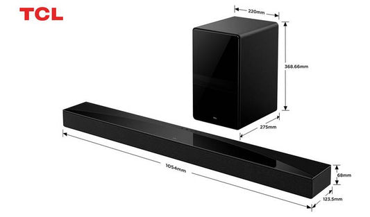 TCL Q75HK 5.1.2Ch Bluetooth Soundbar with Wireless Sub
