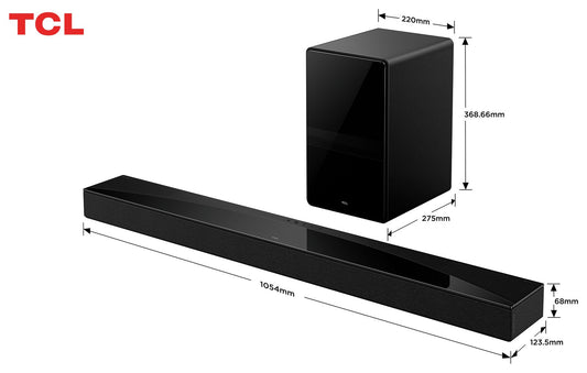 TCL Q75HK 5.1.2Ch Bluetooth Soundbar with Wireless Sub