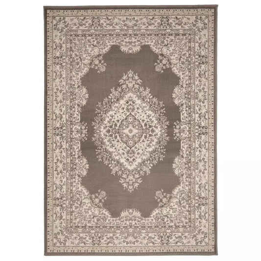 Homemaker Bukhura Traditional Rug - 120x160cm - Taupe