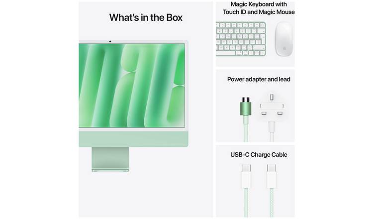 Apple iMac 2024 24in M4 10 Core 16GB 256GB - Green
