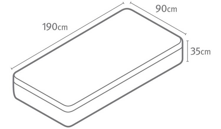 Silentnight Airmesh Comfort 3000 Boxtop Mattress - Single