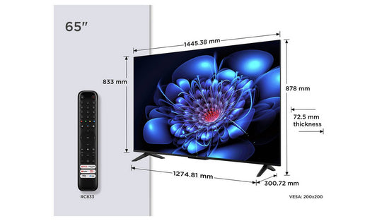 TCL 65 Inch 65P6K Smart 4K UHD HDR LED TV