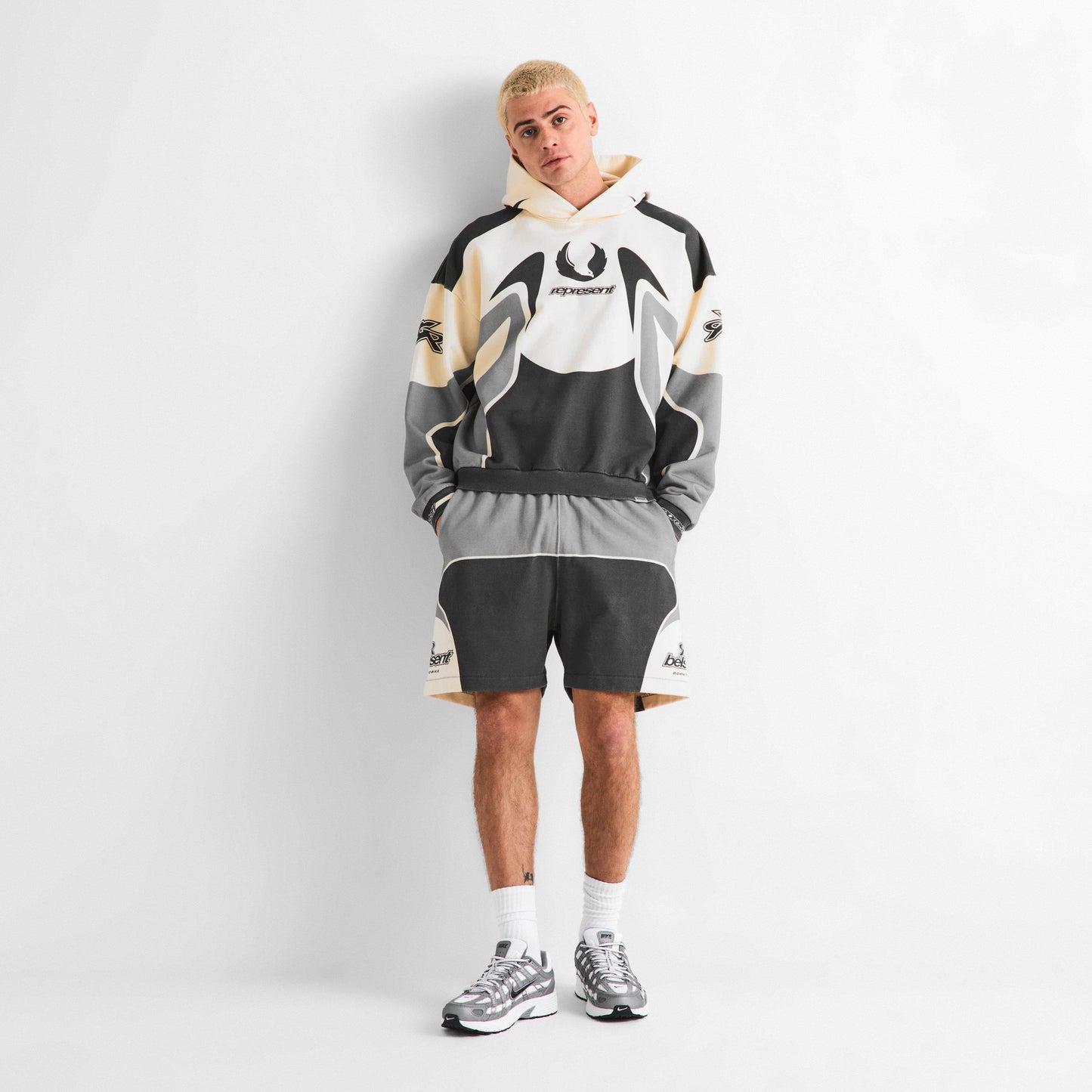 Represent X Belstaff Men's Fleece Jogger Shorts