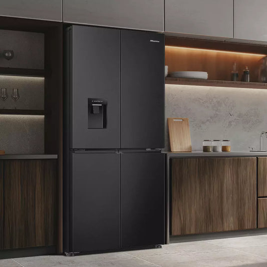 Hisense RQ5P470SMFE American Fridge Freezer - Black
