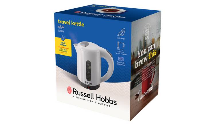 Russell Hobbs Lightweight Travel White Kettle 23840