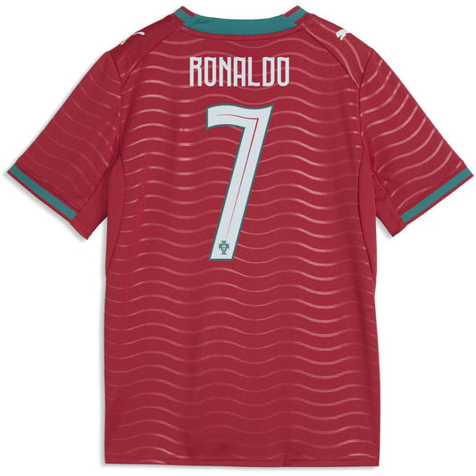 Puma Portugal Ronaldo Home Shirt World Cup 2026 Juniors