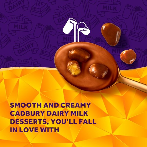 Cadbury Pots of Joy Dairy Milk with Crunchie 75gDessert 75g