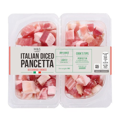 M&S Italian Diced Pancetta