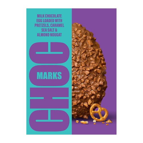 M&S Marks Choc Pretzel, Caramel, Sea Salt & Nougat Egg