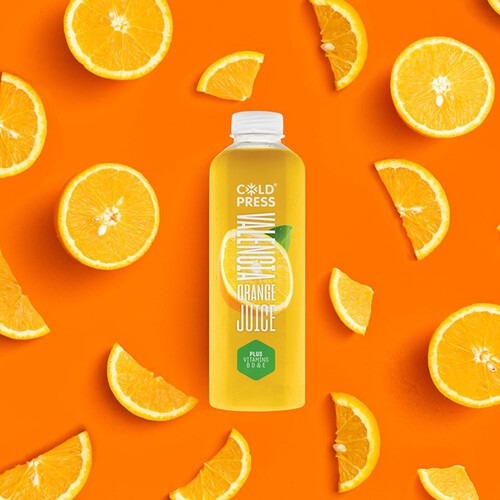 Coldpress Valencia Orange Juice Plus Vitamins