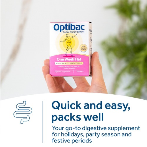 Optibac Probiotics One Week Flat - 7 Sachets