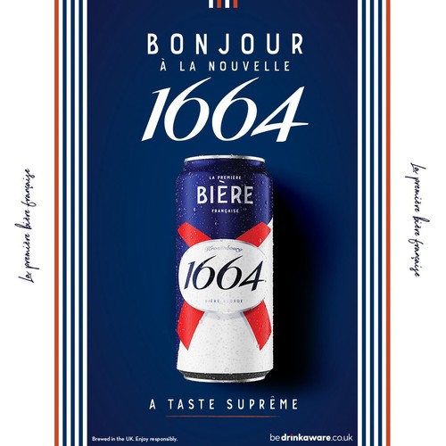 Kronenbourg 1664 Biere Lager Beer Cans
