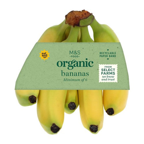 M&S Organic Fairtrade Bananas