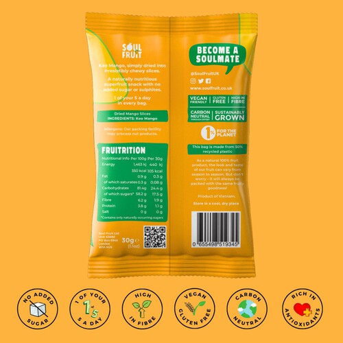 Soul Fruit Soft Dried Keo Mango